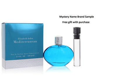 Mediterranean by Elizabeth Arden Eau De Parfum Spray 3.4 oz And a Mystery Name brand sample vile