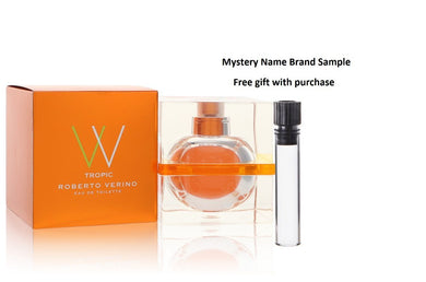 Roberto Verino V V Tropic by Roberto Verino Eau De Toilette Spray 1.7 oz And a Mystery Name brand sample vile