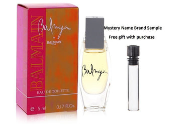 Balmya by Pierre Balmain Mini EDT .17 oz And a Mystery Name brand sample vile