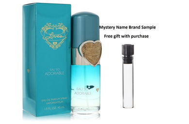 Love's Eau So Adorable by Dana Eau De Parfum Spray 1.5 oz And a Mystery Name brand sample vile