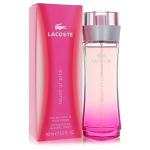 Touch of Pink by Lacoste Eau De Toilette Spray 3 oz For Women