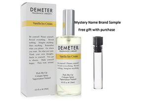 Demeter Vanilla Ice Cream by Demeter Cologne Spray 4 oz And a Mystery Name brand sample vile
