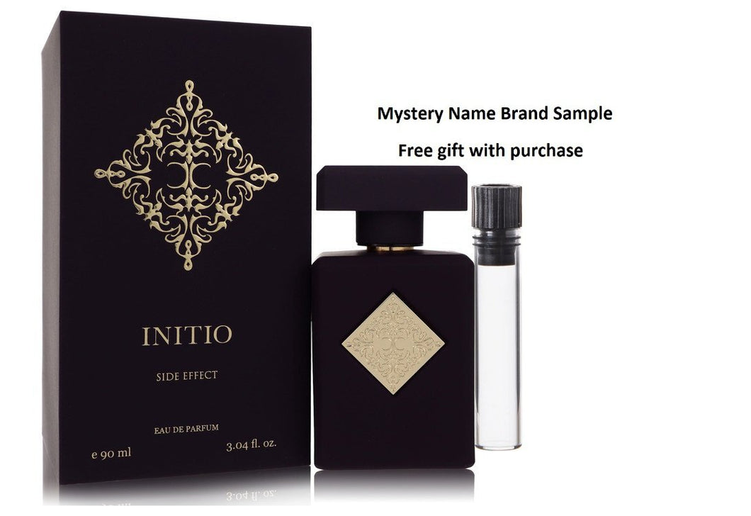 Initio Side Effect by Initio Parfums Prives Eau De Parfum Spray (Unisex) 3.04 oz And a Mystery Name brand sample vile