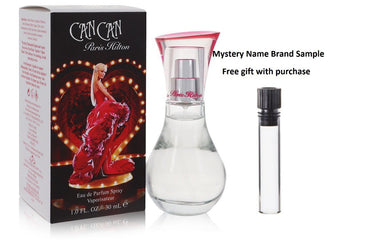 Can Can by Paris Hilton Eau De Parfum Spray 1 oz And a Mystery Name brand sample vile