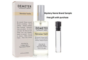 Demeter Hawaiian Vanilla by Demeter Cologne Spray 4 oz And a Mystery Name brand sample vile