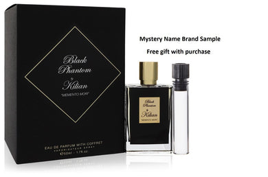 Black Phantom Memento Mori by Kilian Eau De Parfum With Coffret 1.7 oz And a Mystery Name brand sample vile