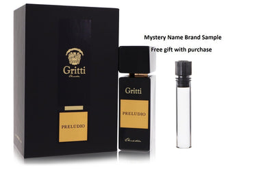 Gritti Preludio by Gritti Eau De Parfum Spray (Unisex) 3.4 oz And a Mystery Name brand sample vile