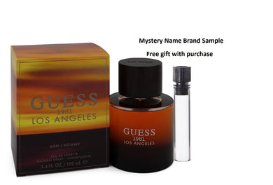 Guess 1981 Los Angeles by Guess Eau De Toilette Spray 3.4 oz And a Mystery Name brand sample vile