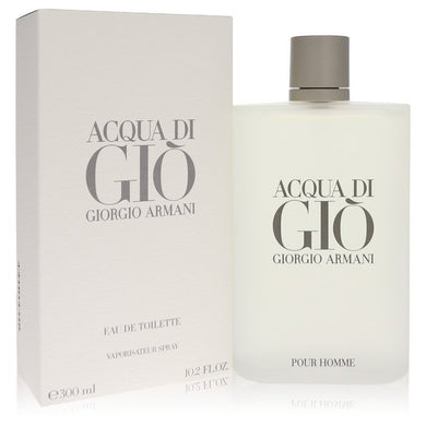 Acqua Di Gio by Giorgio Armani Eau De Toilette Spray 10.2 oz For Men