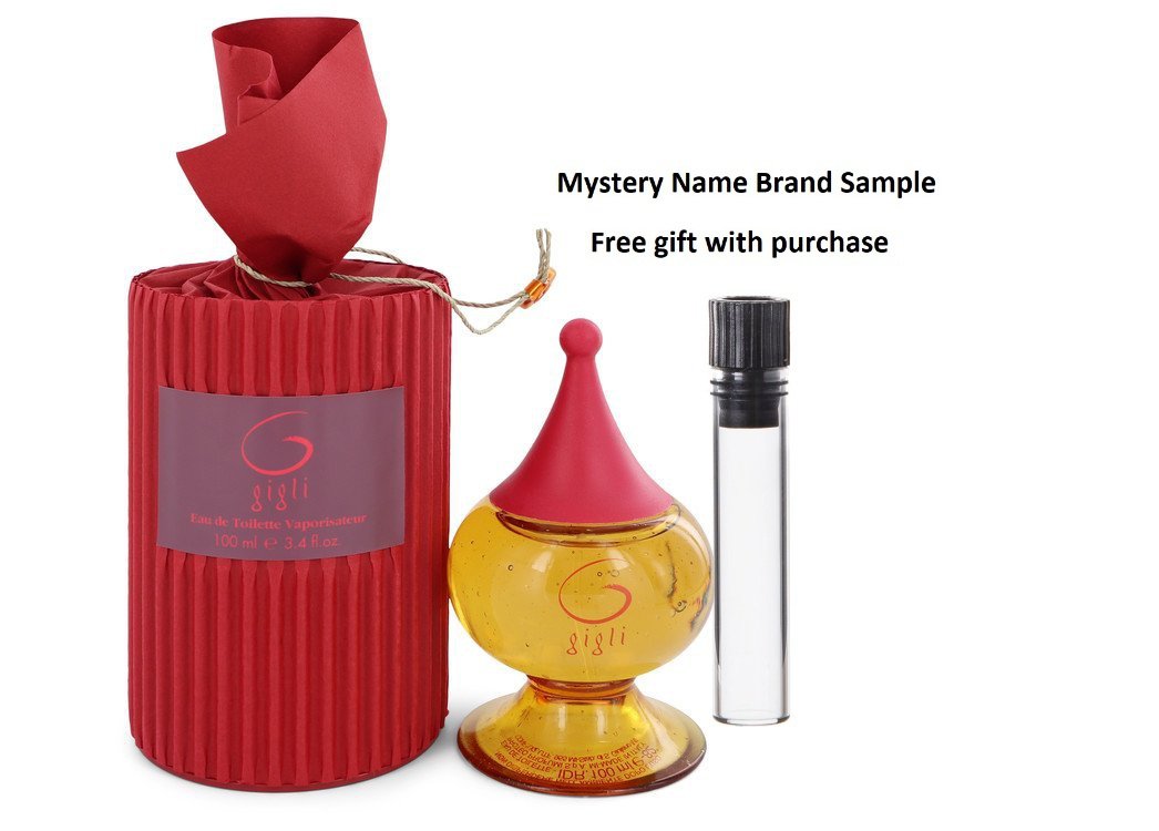 G DE GIGLI by Romeo Gigli Eau De Toilette Spray 3.4 oz And a Mystery Name brand sample vile