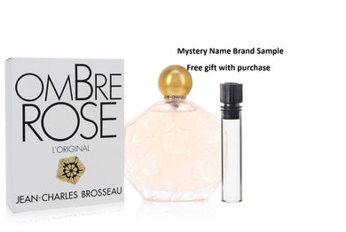 Ombre Rose by Brosseau Eau De Toilette Spray 3.4 oz And a Mystery Name brand sample vile