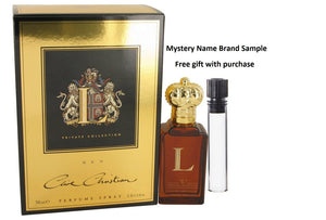 Clive Christian L by Clive Christian Pure Perfume Spray 1.6 oz And a Mystery Name brand sample vile