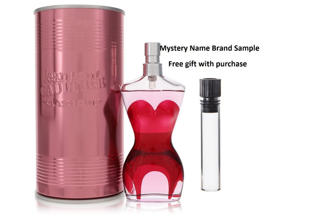 JEAN PAUL GAULTIER by Jean Paul Gaultier Eau De Parfum Spray 1.7 oz And a Mystery Name brand sample vile