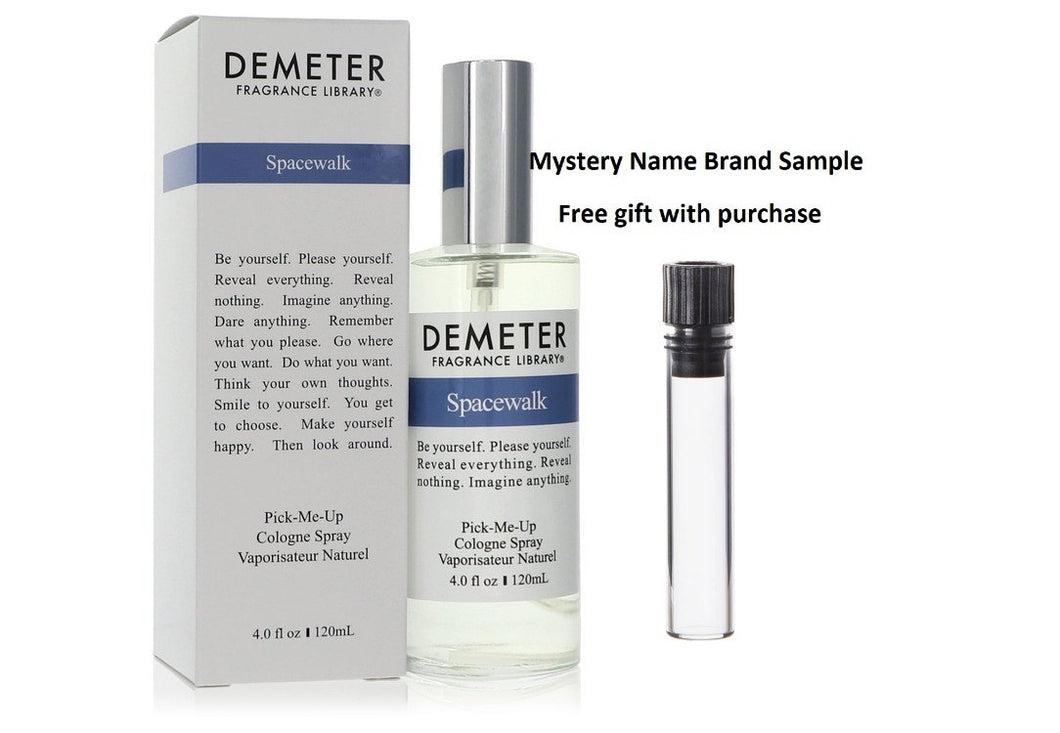 Demeter Spacewalk by Demeter Cologne Spray (Unisex) 4 oz And a Mystery Name brand sample vile