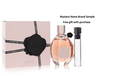 Flowerbomb by Viktor & Rolf Eau De Parfum Spray 3.4 oz And a Mystery Name brand sample vile