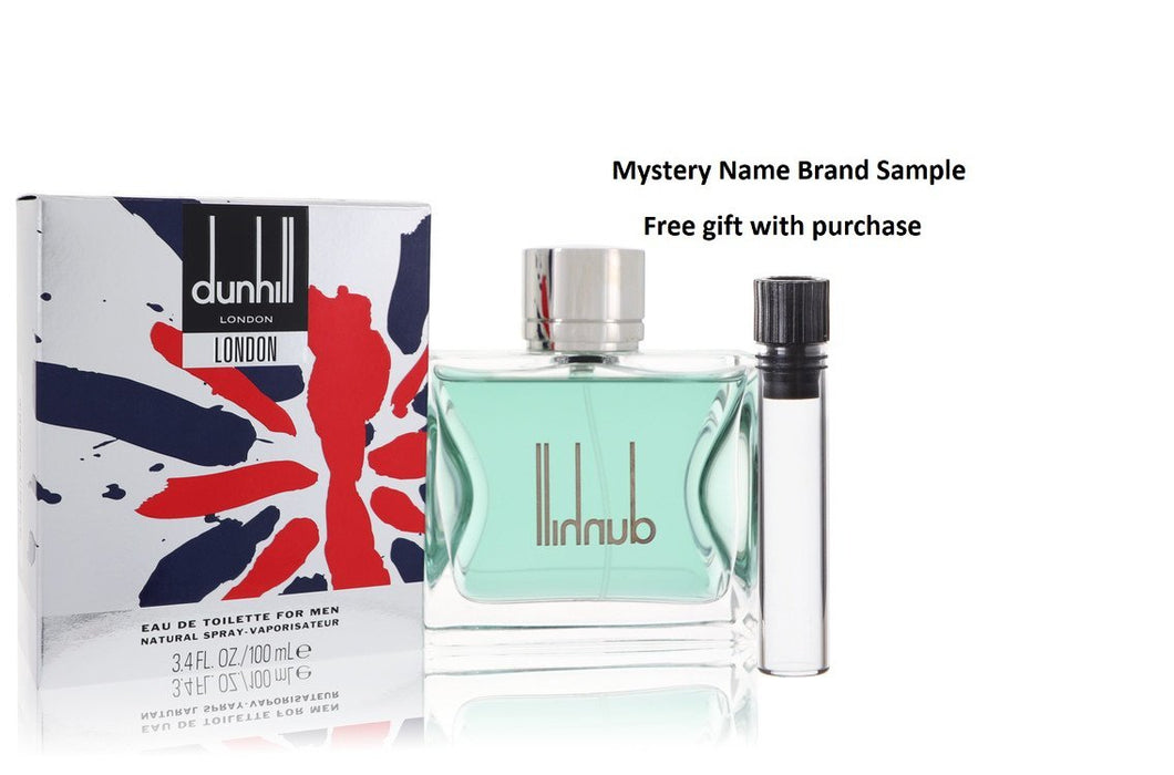 Dunhill London by Alfred Dunhill Eau De Toilette Spray 3.3 oz And a Mystery Name brand sample vile