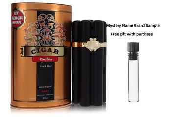 Cigar Black Oud by Remy Latour Eau De Toilette Spray 3.3 oz And a Mystery Name brand sample vile