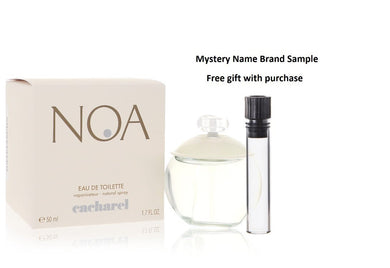 NOA by Cacharel Eau De Toilette Spray 1.7 oz And a Mystery Name brand sample vile