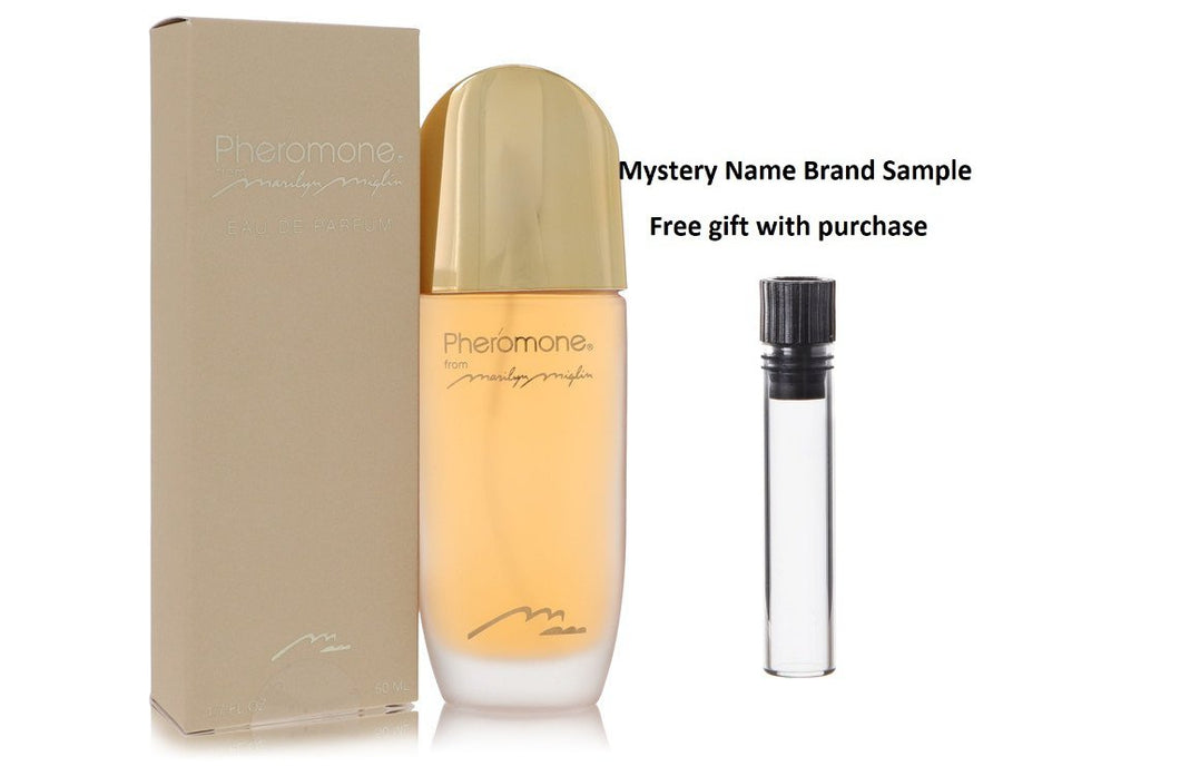 PHEROMONE by Marilyn Miglin Eau De Parfum Spray 1.7 oz And a Mystery Name brand sample vile