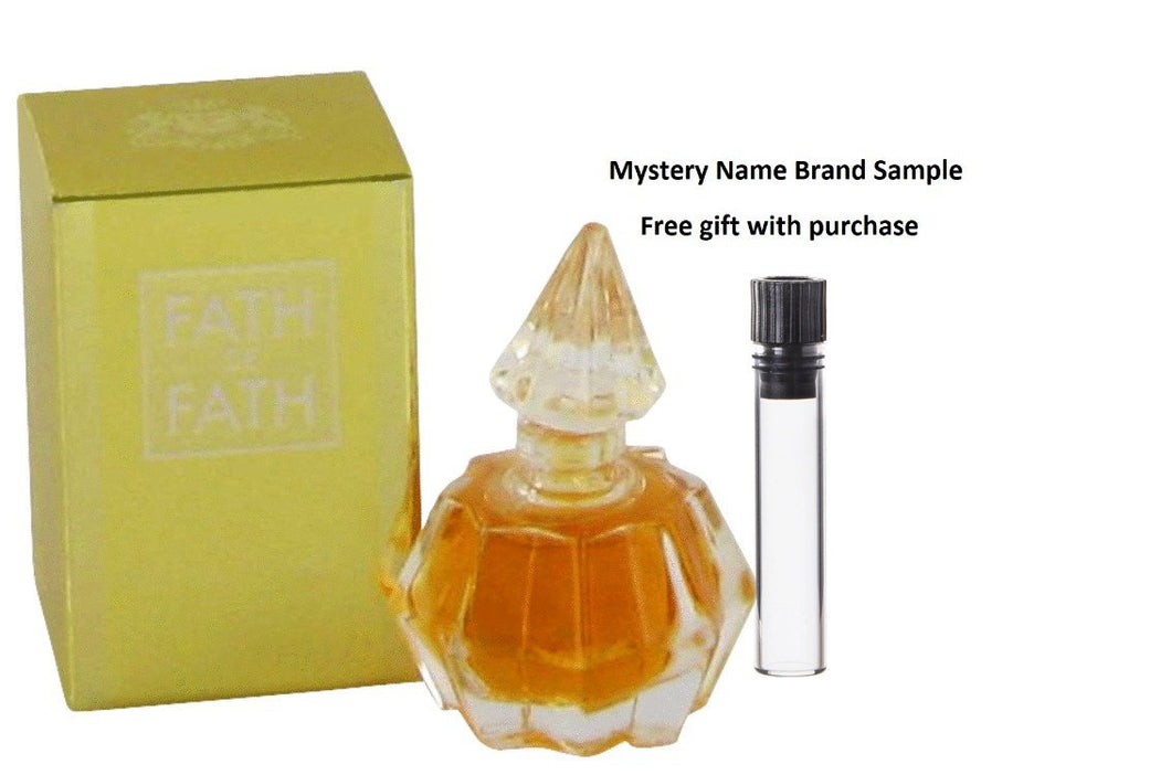 FATH DE FATH by Jacques Fath Mini EDT .17 oz And a Mystery Name brand sample vile