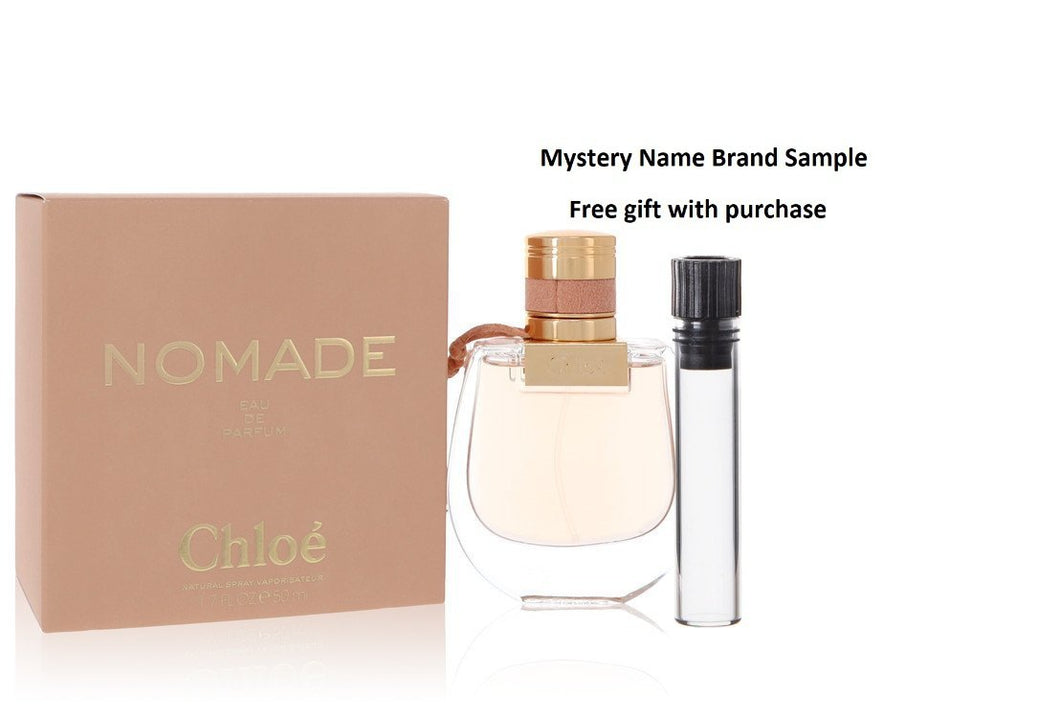 Chloe Nomade by Chloe Eau De Parfum Spray 1.7 oz And a Mystery Name brand sample vile