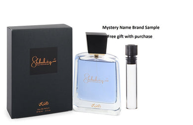 Rasasi Shuhrah by Rasasi Eau De Parfum Spray 3 oz And a Mystery Name brand sample vile