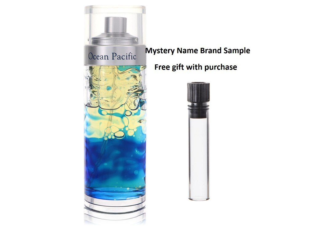 Ocean Pacific by Ocean Pacific Cologne Spray (unboxed) 1.7 oz And a Mystery Name brand sample vile