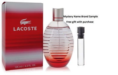 Lacoste Style In Play by Lacoste Eau De Toilette Spray 4.2 oz And a Mystery Name brand sample vile