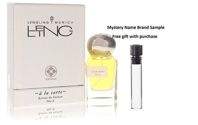 Lengling Munich No 6 A La Carte by Lengling Munich Extrait De Parfum Spray (Unisex) 1.7 oz And a Mystery Name brand sample vile