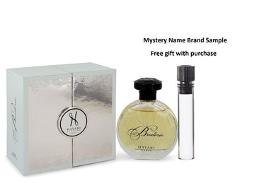 Hayari Borderie by Hayari Eau De Parfum Spray 3.4 oz And a Mystery Name brand sample vile