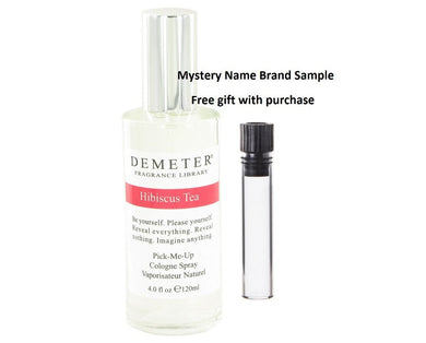 Demeter Hibiscus Tea by Demeter Cologne Spray 4 oz And a Mystery Name brand sample vile
