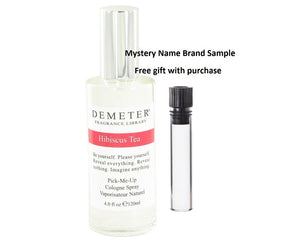 Demeter Hibiscus Tea by Demeter Cologne Spray 4 oz And a Mystery Name brand sample vile