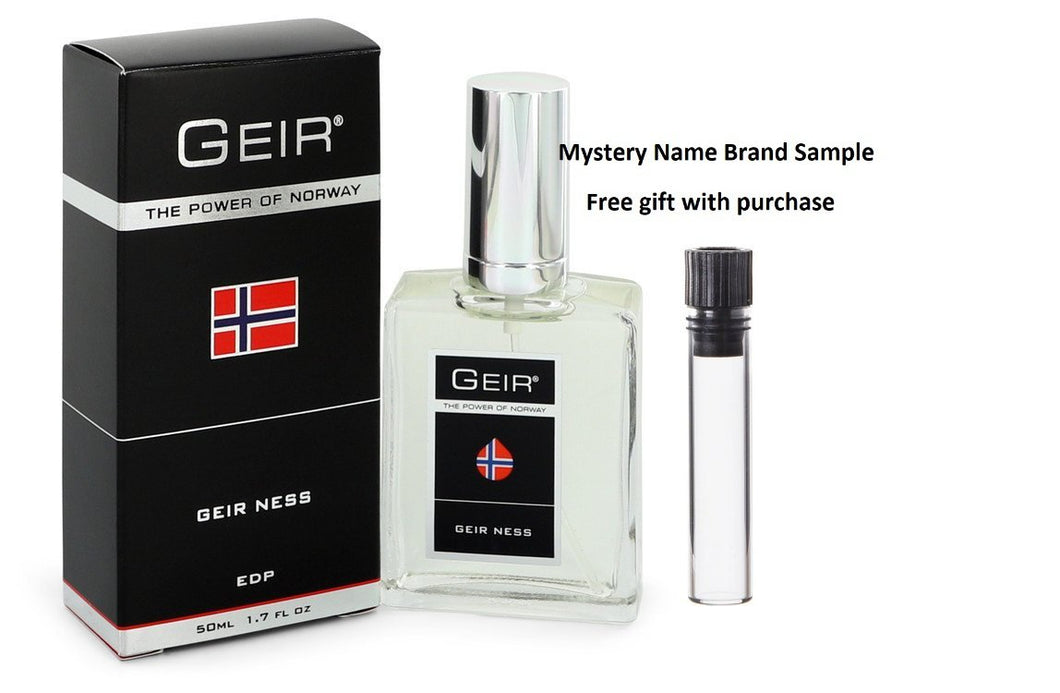 Geir by Geir Ness Eau De Parfum Spray 1.7 oz And a Mystery Name brand sample vile