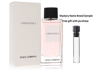 L'Imperatrice 3 by Dolce & Gabbana Eau De Toilette Spray 3.3 oz And a Mystery Name brand sample vile