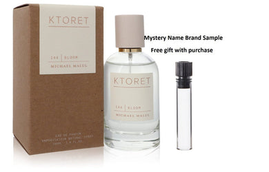 Ktoret 144 Bloom by Michael Malul Eau De Parfum Spray 3.4 oz And a Mystery Name brand sample vile