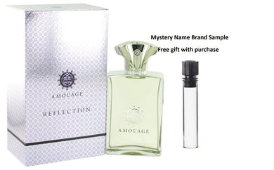 Amouage Reflection by Amouage Eau De Pafum Spray 3.4 oz And a Mystery Name brand sample vile