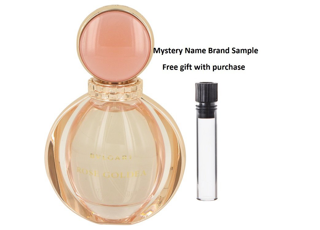 Rose Goldea by Bvlgari Eau De Parfum Spray (Tester) 3 oz And a Mystery Name brand sample vile