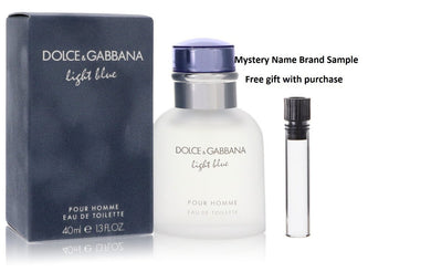 Light Blue by Dolce & Gabbana Eau De Toilette Spray 1.3 oz And a Mystery Name brand sample vile