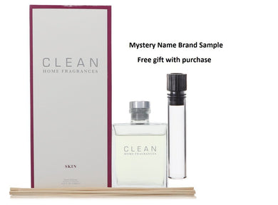 Clean Skin by Clean Reed Diffuser 5 oz And a Mystery Name brand sample vile