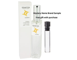 Demeter Gemini by Demeter Eau De Toilette Spray 1.7 oz And a Mystery Name brand sample vile