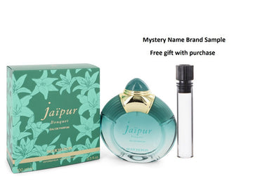 Jaipur Bouquet by Boucheron Eau De Parfum Spray 3.3 oz And a Mystery Name brand sample vile