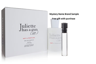 Not a Perfume by Juliette Has a Gun Eau De Parfum Spray 1.7 oz And a Mystery Name brand sample vile