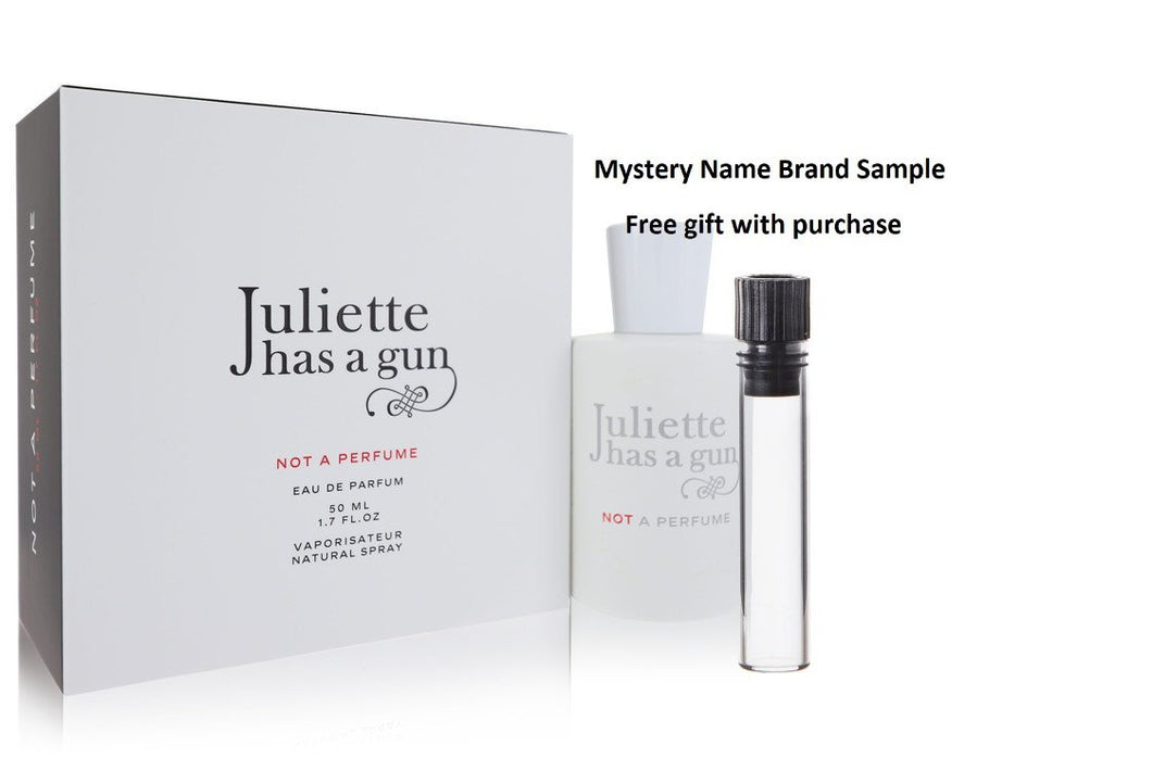 Not a Perfume by Juliette Has a Gun Eau De Parfum Spray 1.7 oz And a Mystery Name brand sample vile