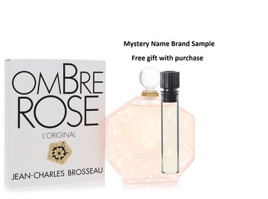 Ombre Rose by Brosseau Eau De Toilette 6 oz And a Mystery Name brand sample vile