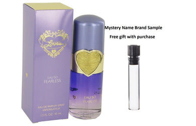 Love's Eau So Fearless by Dana Eau De Parfum Spray 1.5 oz And a Mystery Name brand sample vile