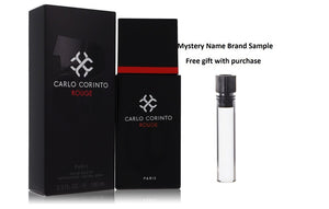 CARLO CORINTO ROUGE by Carlo Corinto Eau De Toilette Spray 3.4 oz And a Mystery Name brand sample vile