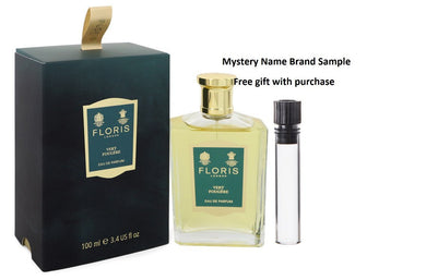 Floris Vert Fougere by Floris Eau De Parfum Spray 3.4 oz And a Mystery Name brand sample vile