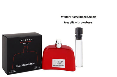 Costume National Intense Red by Costume National Eau De Parfum Spray 3.4 oz And a Mystery Name brand sample vile