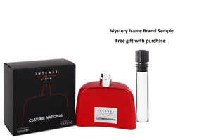 Costume National Intense Red by Costume National Eau De Parfum Spray 3.4 oz And a Mystery Name brand sample vile