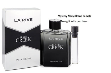 La Rive Black Creek by La Rive Eau De Toilette Spray 3.3 oz And a Mystery Name brand sample vile